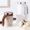 Muggar Automatisk omrörande magnetisk mugg Kreativ rostfritt stål Electric Smart Mixer Coffee Milk Mixing Cup Water Bottle Mark Cup 230607