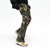 Herrbyxor 2023 Fashion Camouflage Baggy Men Tracksuit Cargo Flare Joggger Sweatpants Hip Hop Long Trousers Pantalon Homme 230608