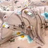 Bedding sets Svetanya Pink Butterfly Pastoral Floral Bedlinens Egyptian Cotton Bedding Set Queen King Size Fitted Sheet Duvet Cover Set 230607