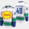 Vancouvercanucks #40 Elias Pettersson Jersey J.T.Miller Brock Boeter Thatcher Demko Tyler Myers Oliver Ekman-Larsson Anthony Beauvillier Bear Schenn