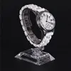 100 Teile/los Transparent Kunststoff Armbanduhr Display Rack Halter Verkauf Zeigen Fall Ständer Werkzeug Uhr Display-ständer