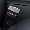 Nouveau 2 pièces strass Bling voiture ceinture de sécurité boucle Clip universel voiture ceinture de sécurité bouchon bouchon véhicule montage ouvre-bouteille décoration