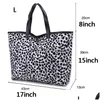 Другое домашнее текстильная мода леопардовая ручная сумка для женщин сумочка большая емкость Shoder Zipper Lady Tote Bags Высококачественные DBC Drop Deli dhjxh