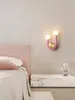 Wandlamp Kleur Crème Wind U-vormige Lampen Nordic Oogzorg Kinderkamer Nachtkastje Moderne Studie Slaapkamer Schansen Lichten Verlichting