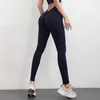 Pantalon de yoga pour femme INS Taille haute et hanche Lift Honey Peach Hip Sports Leggings Deep V Fitness Pants Nouveau en Europe et Americ Velafeel