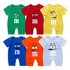 Rompertjes Katoen Grappige Baby Romper Korte Kleding Zomer Unisex Kleding Meisje En Jongen Jumpsuits Ropa geboren Pyjama 230607