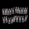 Bag Clips 20pcs 25m Small Clothes Pegs For Po Clothespin Paper Craft Decoration Mini Size Plastic 230607