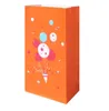 Papel de embrulho Sacos de pipoca Sacos de festa Bolsa de suprimentos Decorações de casamento 13X8X24Cm Balão Azul Festival Doce Laranja Claro Rosa Purpurino Otqlu