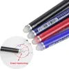 Bollpoint Pens 3612PCSSet Erasable Pen Washable Handle Blublackred 05mm Refill Rod For Office Supplies Student Exam 230608