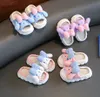 Slipper Childrens Jongens Meisjes Slippers Strik Leuke Cartoon Konijn Thuis Antislip Zacht Linnen Ademend Kids 230608