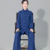 Other Sporting Goods Women's Men's Soft Cotton Tai chi Suit Kung fu Wushu Martial Arts Uniform Wing Chun Jacket Pants 230607