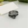 srebrny pierścień ringu stalowy żeńska moda moda Turkusowy tytan stalowy pierścień