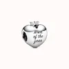 Nya populära äkta 925 Sterling Silver Flower Mom Charm Mors daghängare för Pandora Charm Armband Original smycken för kvinnor, gratis Pandora Box