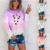 Frauen Blusen Weihnachten Elch Print Shirts Für Frauen In Elegante Hemd Harajuku Tops Casual Plus Größe Blusa Feminina Bluse