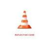 High-strength reflective plastic square cone telescopic barrier anti-collision ice cream cone road rubber cone foreign trade wholesale