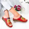 Женские сандалии летние блюда для женщин для женщин сцепляют дышащие тапочки с твердым цветом плюс комфортная обувь женская обувь женская сандалия L230518