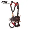 Mountaineering Crampons Full Body Safety Belt Professional Rock Climbing Harnesses Aerial Work Protection Survival Equipment 230607