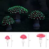 Garden Decorations Mini Mushroom Glow In The Dark Resin Crafts Fairy Miniatures Ornament Terrarium Figurines Decor DIY Dollhouse 230607