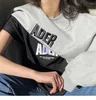 Męskie bluzy bluzy Korea Ader Błąd Crewneck Health Cloth Table Treavy Treedimensional Hafdery Letter Pullover Sweter dla mężczyzn i kobiet