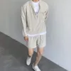 メンズトラックスーツ韓国ファッション夏の男性のための夏の服