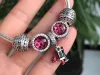 Für Pandora Charms authentische 925er Silberperlen baumeln funkelnde Perlen in 20 Farben