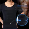 Vita Tummy Shaper CXZD Uomo Compressione Gilet dimagrante senza cuciture Vita Trainer Canotta Controllo Tummy Hide Man Chest Fat Shirt 230607