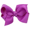 Hair Accessories 85Pcs/Lot 3.33.5 Ribbon Bows With Clip Solid Color Baby Bow Boutique Girls Clips 4.5Cm Drop Delivery Kids Maternity Dhw2C