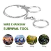 EDC Emergency Survival Gear Steel Wire Chian såg utomhusverktyg utomhus sport camping reseverktyg