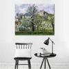 Le potager avec des arbres peint à la main Camille Pissarro toile Art impressionniste paysage peinture pour la décoration intérieure moderne