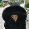 Foulards 2023 femmes col en fourrure châle fourrure pour manteau d'hiver capuche décor véritable écharpe Parkas