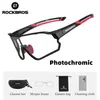 Outdoor Brillen ROCKBROS Pochromic Fietsbril Fiets Outdoor Sport Zonnebril Verkleuring MTB Racefiets Goggles Eyewear Anti 230607
