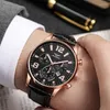 Wristwatches Quartz Watches For Men's Leather Watch Strap Fashion Simple Casual Versatile Business Party