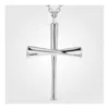 Titanium sporttillbehör Baseball Bat Cross Pendant Halsband Rostfritt stål Original Drop Delivery Sports Outdoors Athletic Outdoo Dhkhr