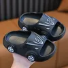 Slipper Cartoon Auto Kinder Hausschuhe für Jungen Sommer Strand Indoor Nette Mädchen Schuhe Hause Weiche Rutschfeste Kinder 230608