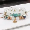 Strand Bohemian Tree Of Life Personality Delicate Multilayer Bracelet Fashion Glass Bead Turquesa