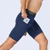 Heren Shorts Sneldrogende Compressie Running Tights Mannen met Zak Gym Fitness Shorts Sportkleding Korte Leggings Elastisch Ondergoed Aangepast 230607