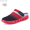 Hombres Sandalias de verano Sandalias de malla transpirable Verano Playa Zapatos para hombre Zapatillas de hombre de agua Diapositivas de moda Zapatos baratos Zapatos Hombre L230518