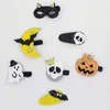 Accesorios para el cabello 8 unids/lote horquilla de Halloween fantasma murciélago calabaza niños Clip lateral disfraz vestido niñas Clips fiesta