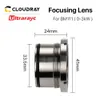 Filtri Ultrarayc BM111 03KW Collimating Focus Lens D30 F100 F125mm con supporto per lenti per Raytools Laser Taking Head BM111