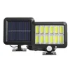 Lampa ścienna praktyczne słoneczne ABS Wodoodporne oświetlenie czujnik LED Garden