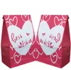 Упаковочные сумки Поверьте, что любовь - это сладкая валентина, конфеты, бумажная пакет, день рождения, подарки, подарки, окрашенные цвета kraft 13x8x24cm otmaa