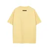 23SS Yaz ABD 3D Silikon Logo Tee artı boyutu erkekler tişört sokak giysisi gündelik pamuk kısa kollu tshirt yeni renkler Premium Kalite Limon Sarı Mavi Mavi Renkler