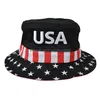 Autre Accueil Textile Trump Bucket Chapeaux Voyage Loisirs Pêcheur Chapeau Usa Mode Hommes Femmes Flat Top Large Brim Summer Cap Outdoor Sport Dhgx0