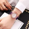 Montres-bracelets Femmes Aimant Boucle Diamant Montre De Luxe Dames En Acier Inoxydable Quartz Horloge Relogio Feminino Drop