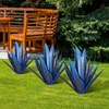 Garden Decorations Diy Metal Art Tequila Rustic Sculpture Yard Home Decor 9 Leaves Signs Decoration Accessories