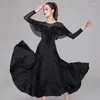 Stage Wear 2023 SURTY BALICZNE KOBIET KOBUME BAKUME WALTZ SURES Modern Dance Strój Flamenco Ubrania tango taneczne DL8557