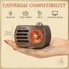 Portable Speakers Portable Wooden Radios Retro Radio Bluetooth speaker AUX Play desktop Radio wireless