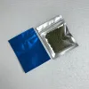 300 stks/partij 7.5*10 cm Gekleurde Aluminiumfolie Zelf Seal Plastic rits Zak Verpakking Voor Voedsel Snack Opslag Matte Clear Mylar Baggies Match