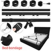 BDSM Bondage Set Under Bed Erotic Sex Toys for Woman Men Restraint Handcuffs Ankle Cuffs Eye Mask Adults Games for Couples L230518