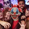 Masques de fête effrayant Clown visage couverture taille unique Latex bouclier couvre Cosplay Prop film d'horreur Costume Festival 230608